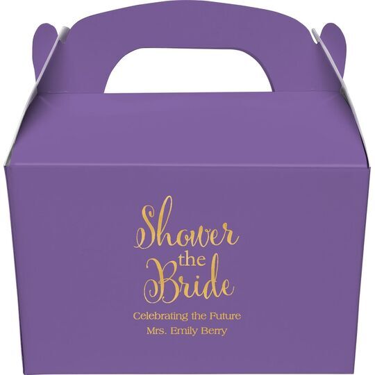 Shower The Bride Gable Favor Boxes
